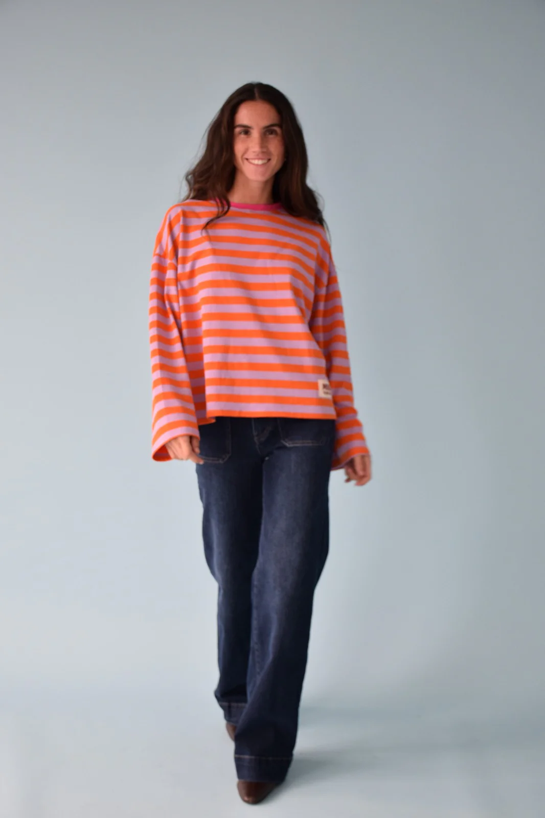 Camiseta Núria Lavanda y Naranja - Image 6